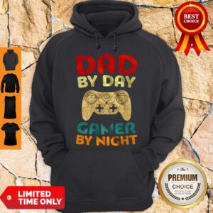 Alternative view of Official Family Dad By Day Gamer By Night Shirt