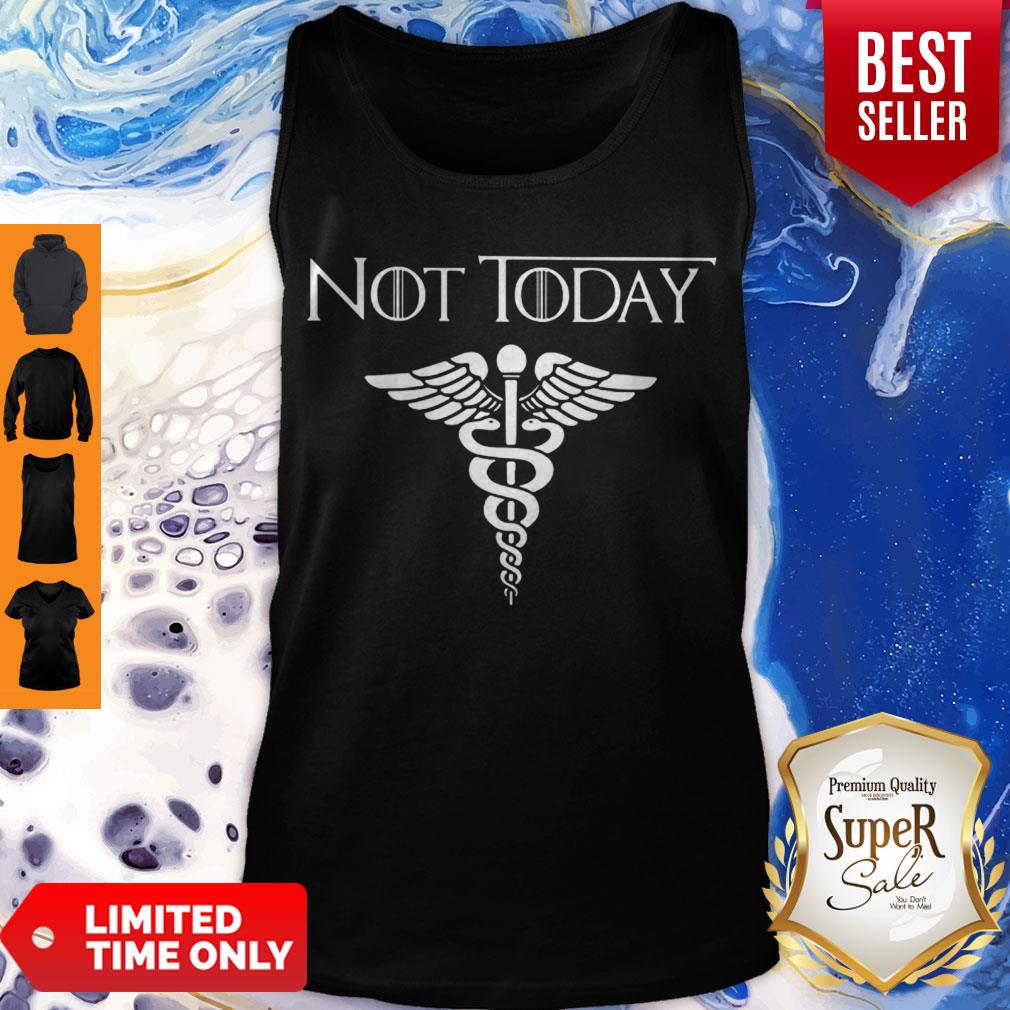 Nice Not Today Nurse Life Symbol Shirt - Image 4
