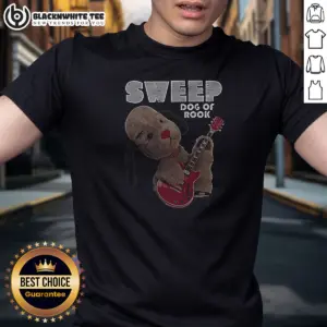 Awesome Sooty Dog Of Rock Sweep Shirt