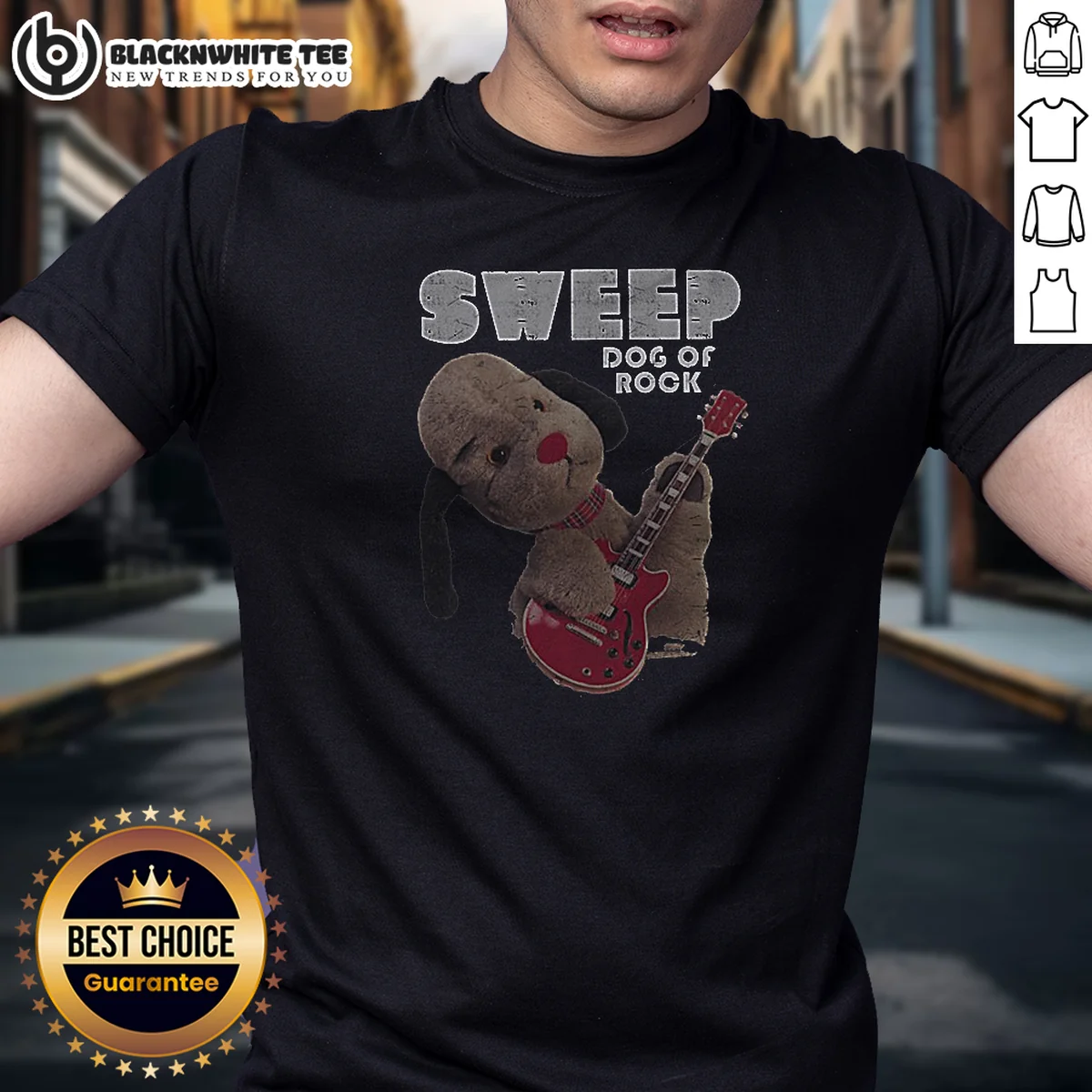 Awesome Sooty Dog Of Rock Sweep Shirt