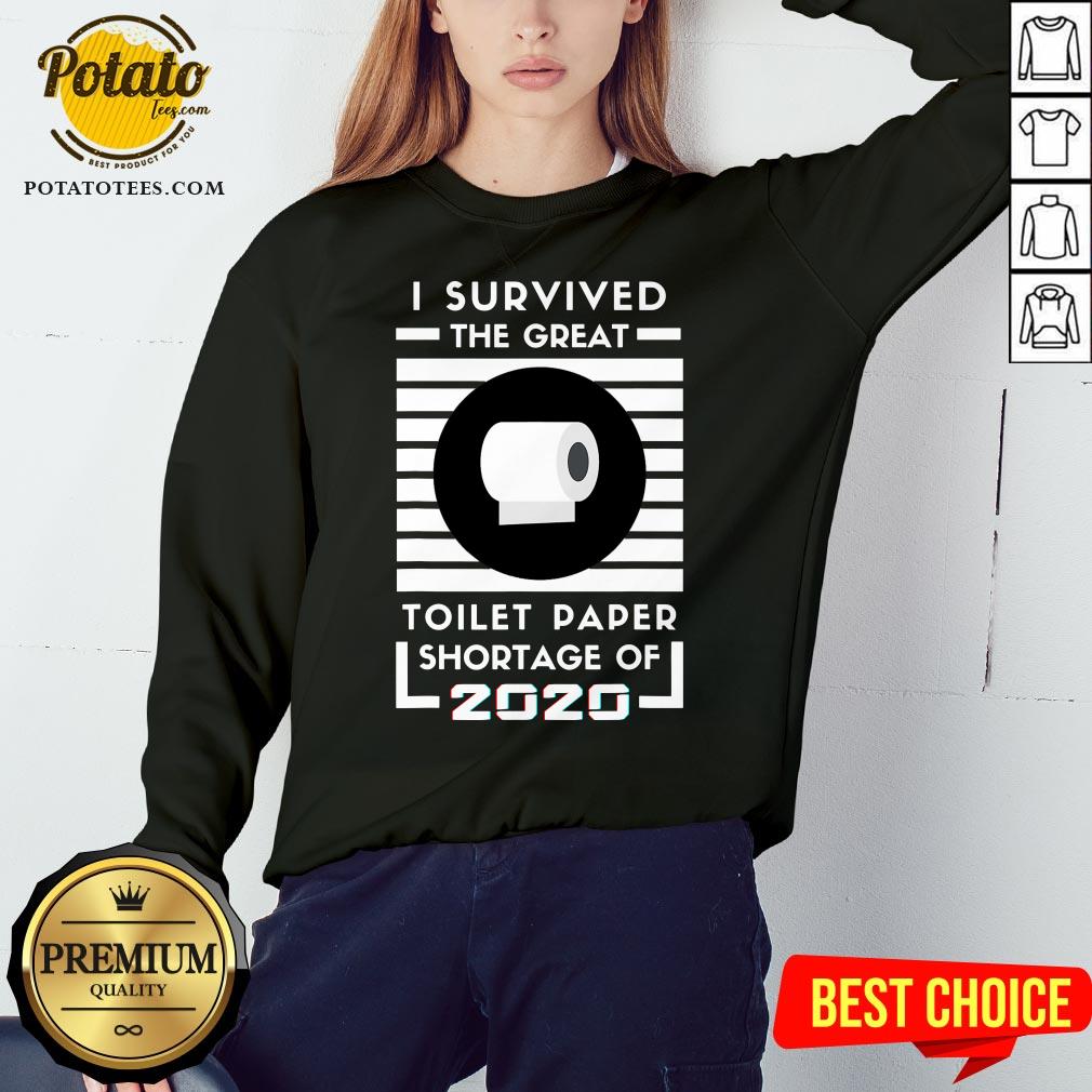Original I Survived The Great Toilet Paper Shortage Of 2020 Quarantine Shirt - Image 4