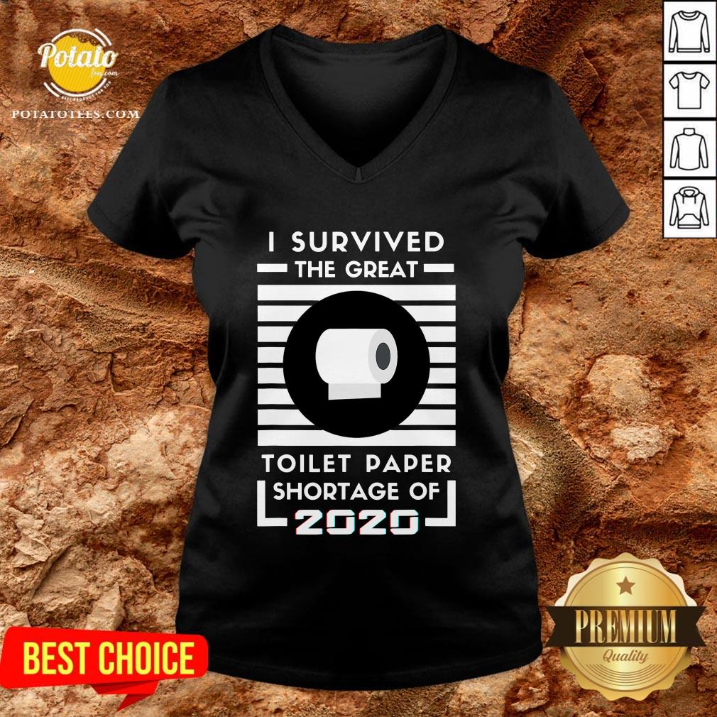 Original I Survived The Great Toilet Paper Shortage Of 2020 Quarantine Shirt - Image 2