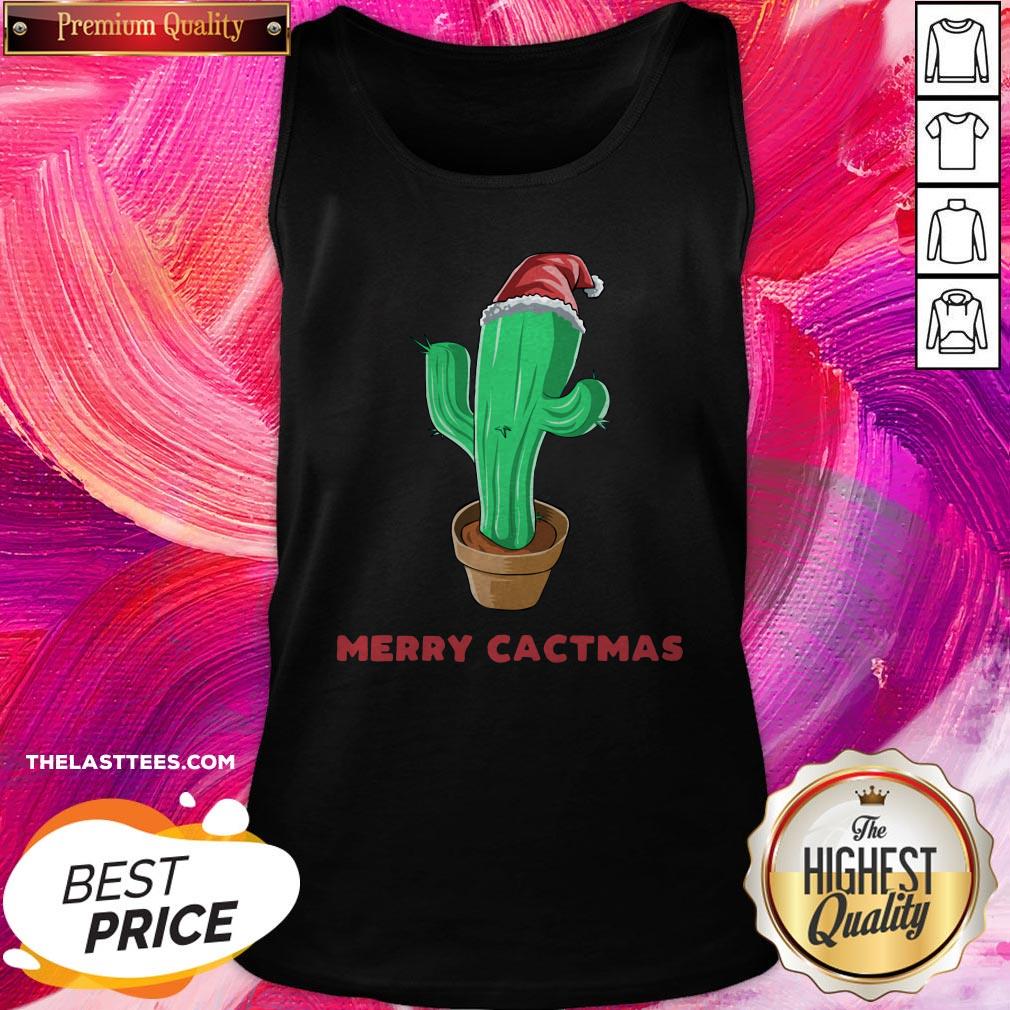 Premium Cactus Merry Cactmas Christmas Shirt - Image 3