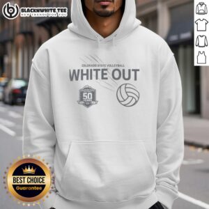 Alternative view of Awesome Colorado State Volleyball White Out 2025 T-Shirt