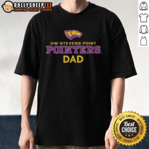 Good Campus Lab UW Stevens Point Pointers Dad Logo T-Shirt