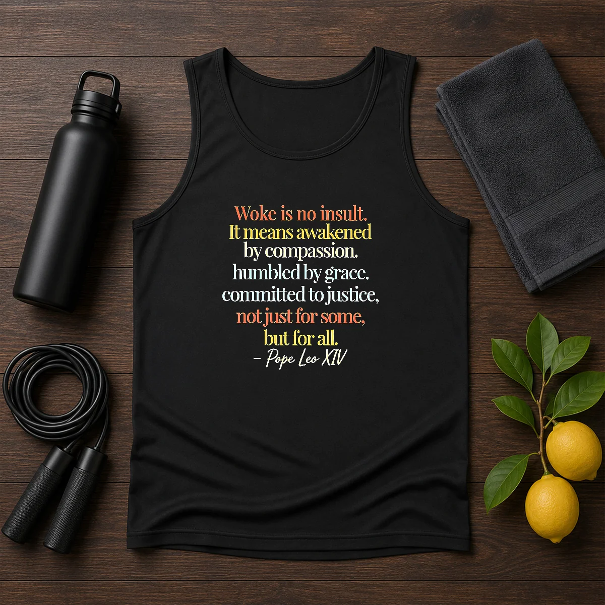 Awesome Woke Is No Insult Pope Leo XIV Quote Shirt - Image 3