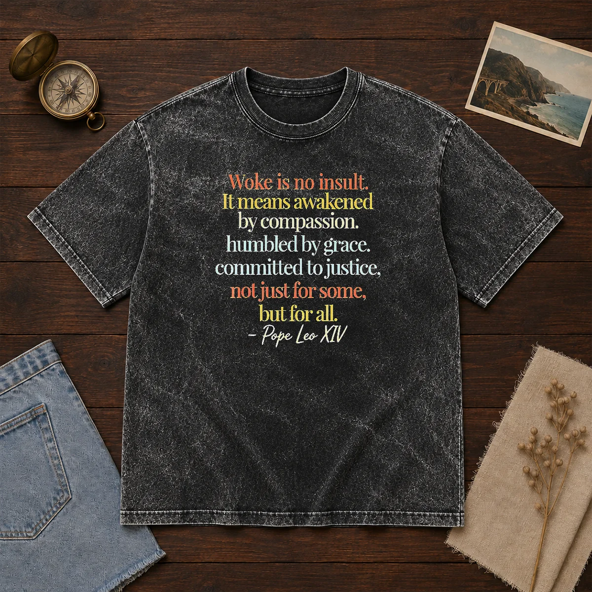 Awesome Woke Is No Insult Pope Leo XIV Quote Shirt - Image 8