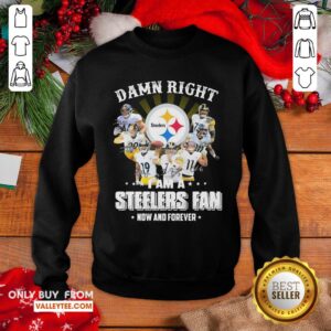 Alternative view of Perfect Damn Right I Am A Steelers Fan Now And Forever Shirt