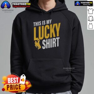 Alternative view of Official Wyoming Cowboys This Is My Lucky T-Shirt