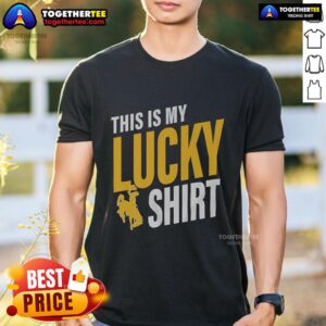 Official Wyoming Cowboys This Is My Lucky T-Shirt