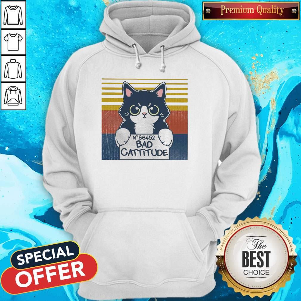 Cat Bad Cattitude No 86452 Vintage Shirt - Image 4
