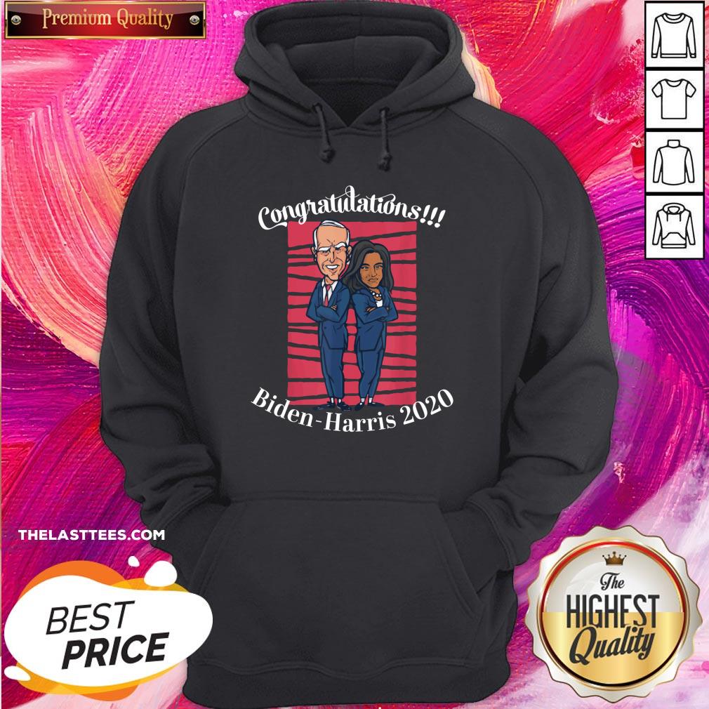 Cute Congratulations President Joe Biden Harris 2020 Shirt - Image 5