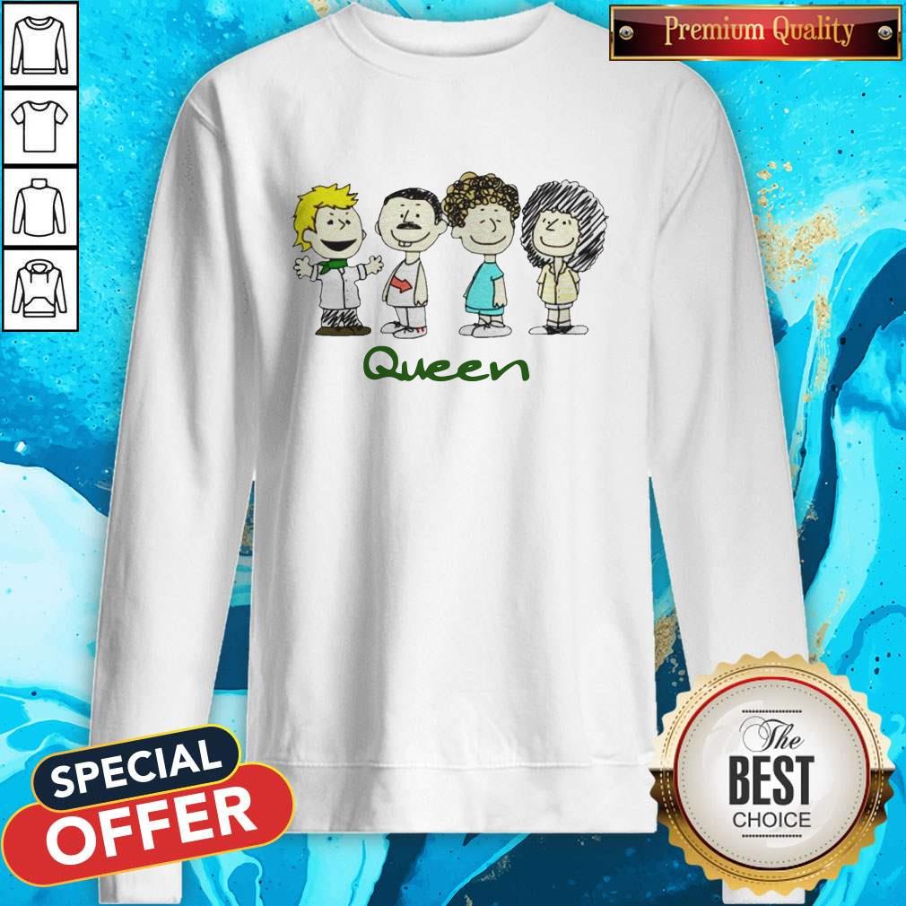 Top The Peanuts Characters Queen Shirt - Image 5