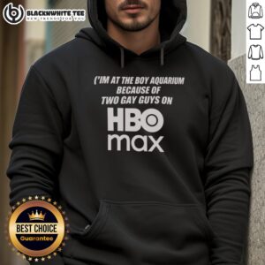 Alternative view of Official I'm At The Boy Aquarium Because Of Two Guys On Hbo Max T-Shirt