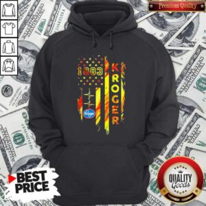 Alternative view of 1883 Kroger Heartbeat American Flag Independence Day Shirt