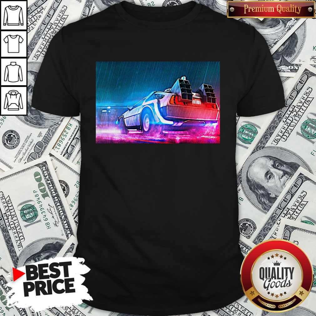 Official Back To The Future Movie Light Shirt