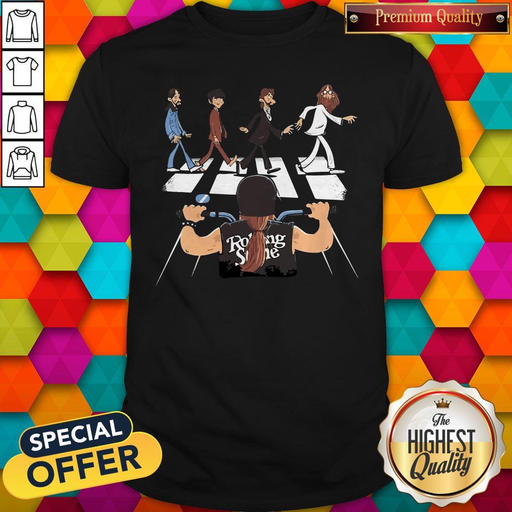 Rolling Stones Motor The Beatles Abbey Road Shirt