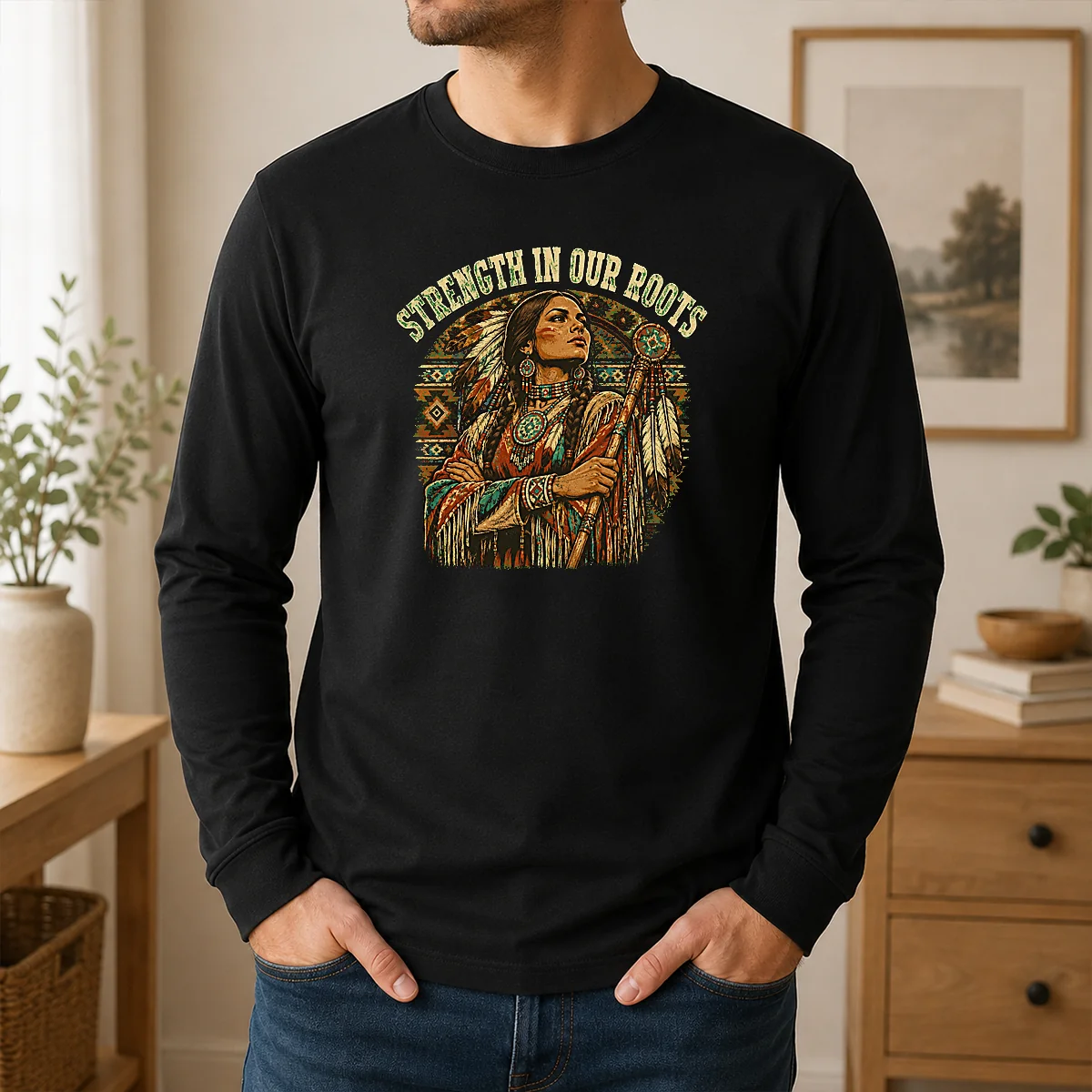 Happy Hot Indigenous Peoples Day Vintage Pride Shirt - Image 6