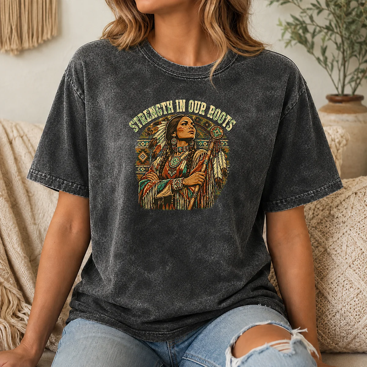 Happy Hot Indigenous Peoples Day Vintage Pride Shirt - Image 8