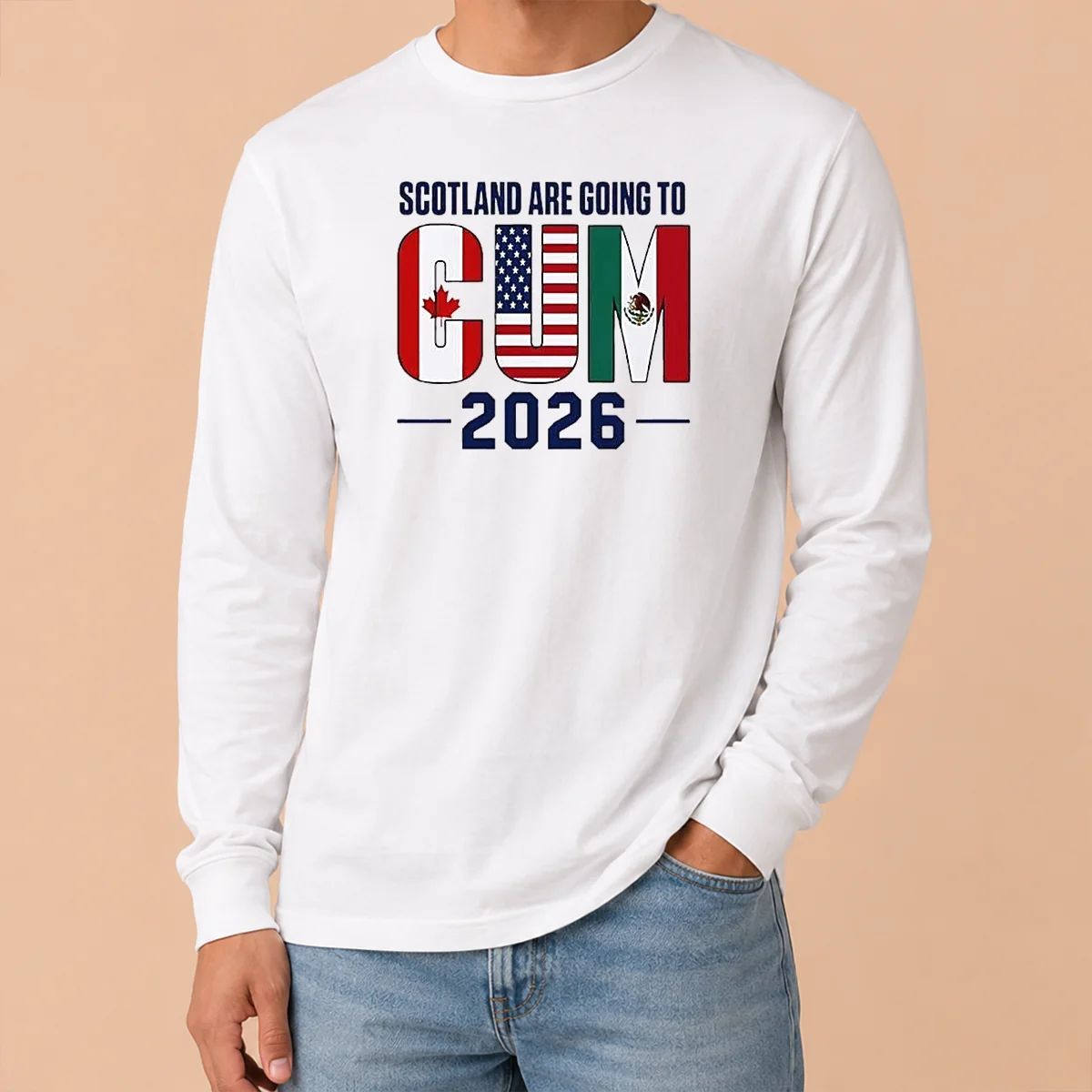 Official Scotland Are Going To Cum 2026 Soccer Shirt - Image 6