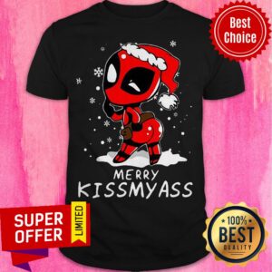 Awesome Deadpool Merry Kiss My Ass Shirt