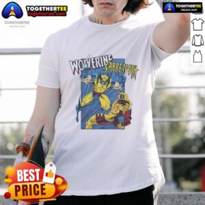 Official X-Men Wolverine Vs Sabretooth T-Shirt