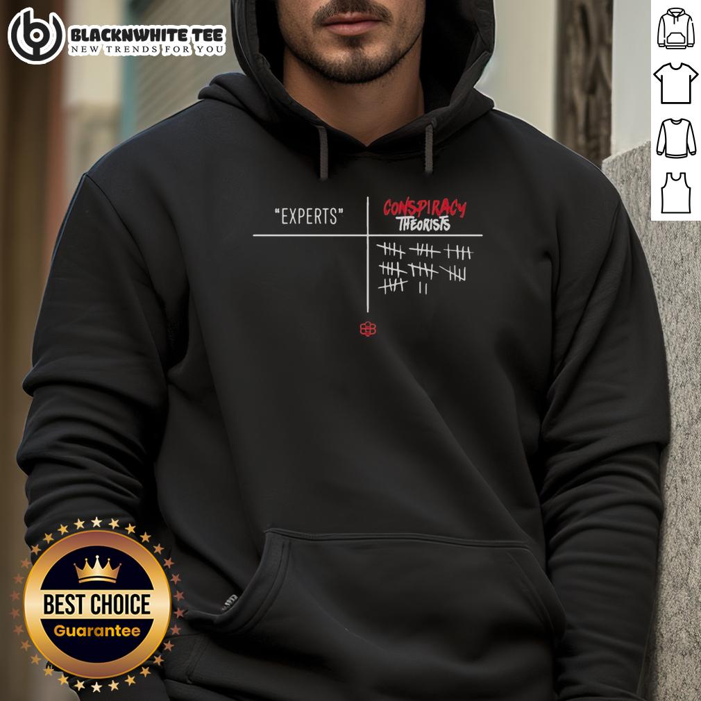 Original Experts Vs Conspiracy Theorists T-Shirt - Image 2