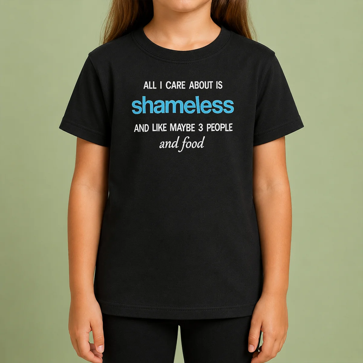 Pretty All I Care About Is Shameless And Like Maybe 3 People And Food Shirt - Image 9
