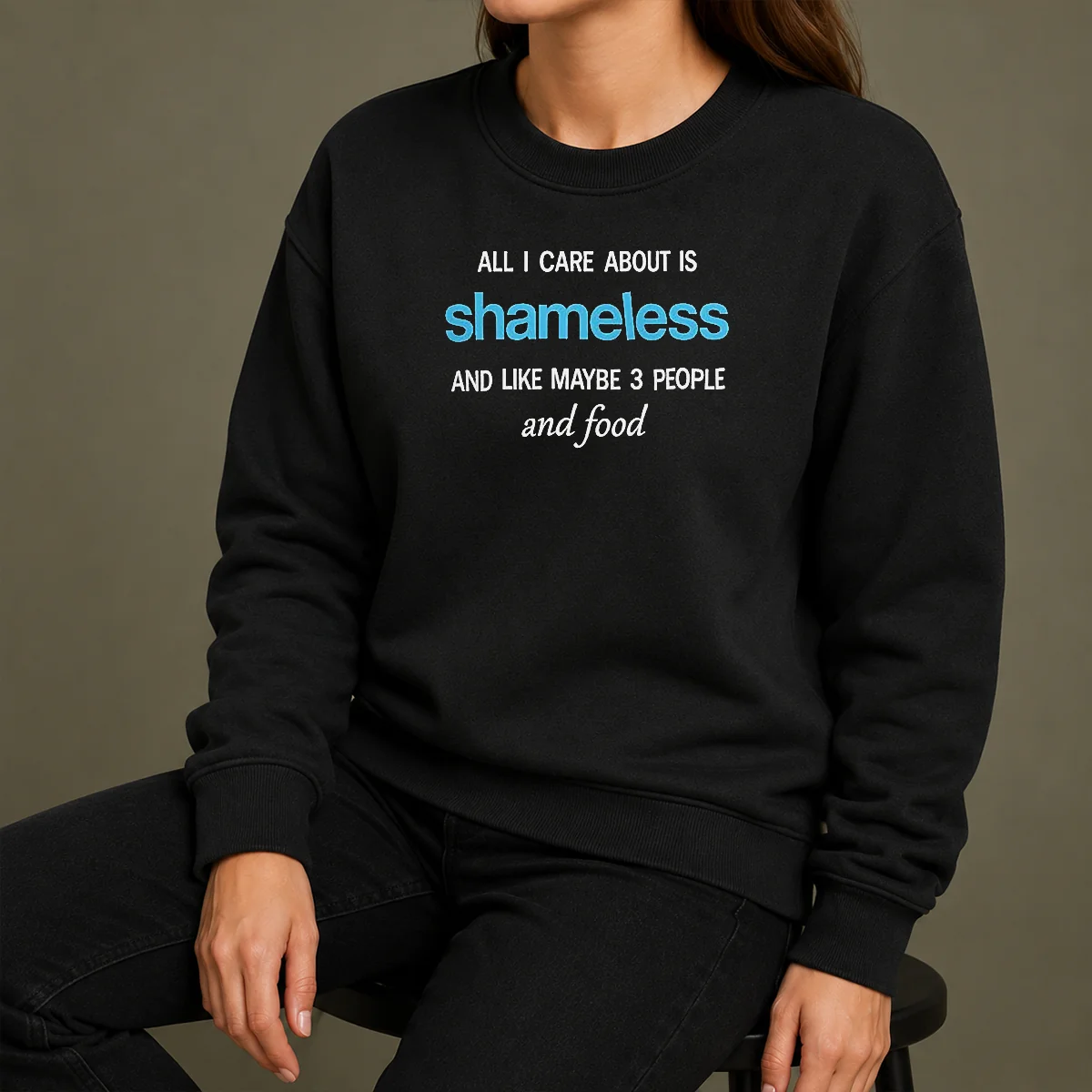 Pretty All I Care About Is Shameless And Like Maybe 3 People And Food Shirt - Image 7