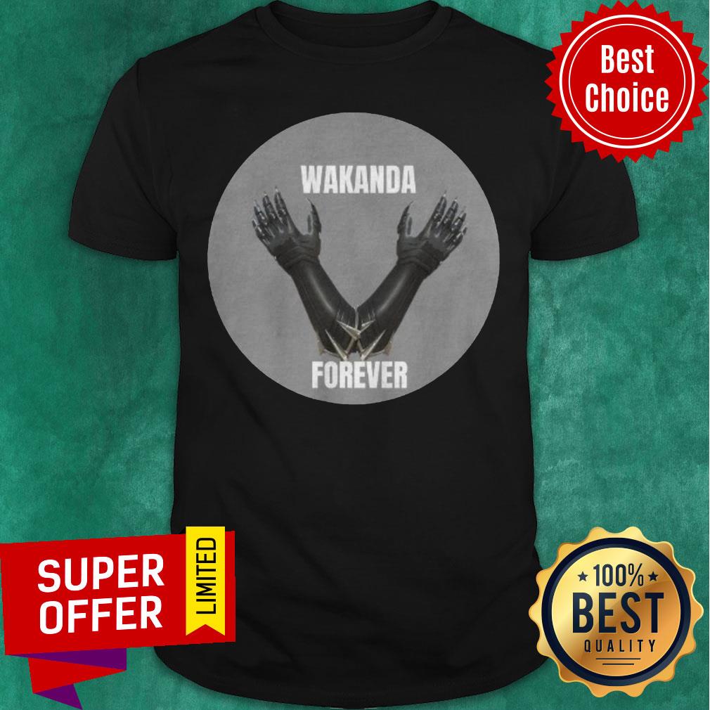Top Wakanda Forever Black Panther Chadwick Boseman Shirt