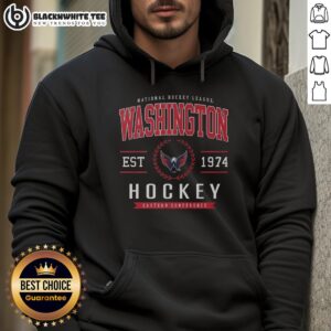 Alternative view of Official Washington Capitals Hockey Legacy Crest T-Shirt