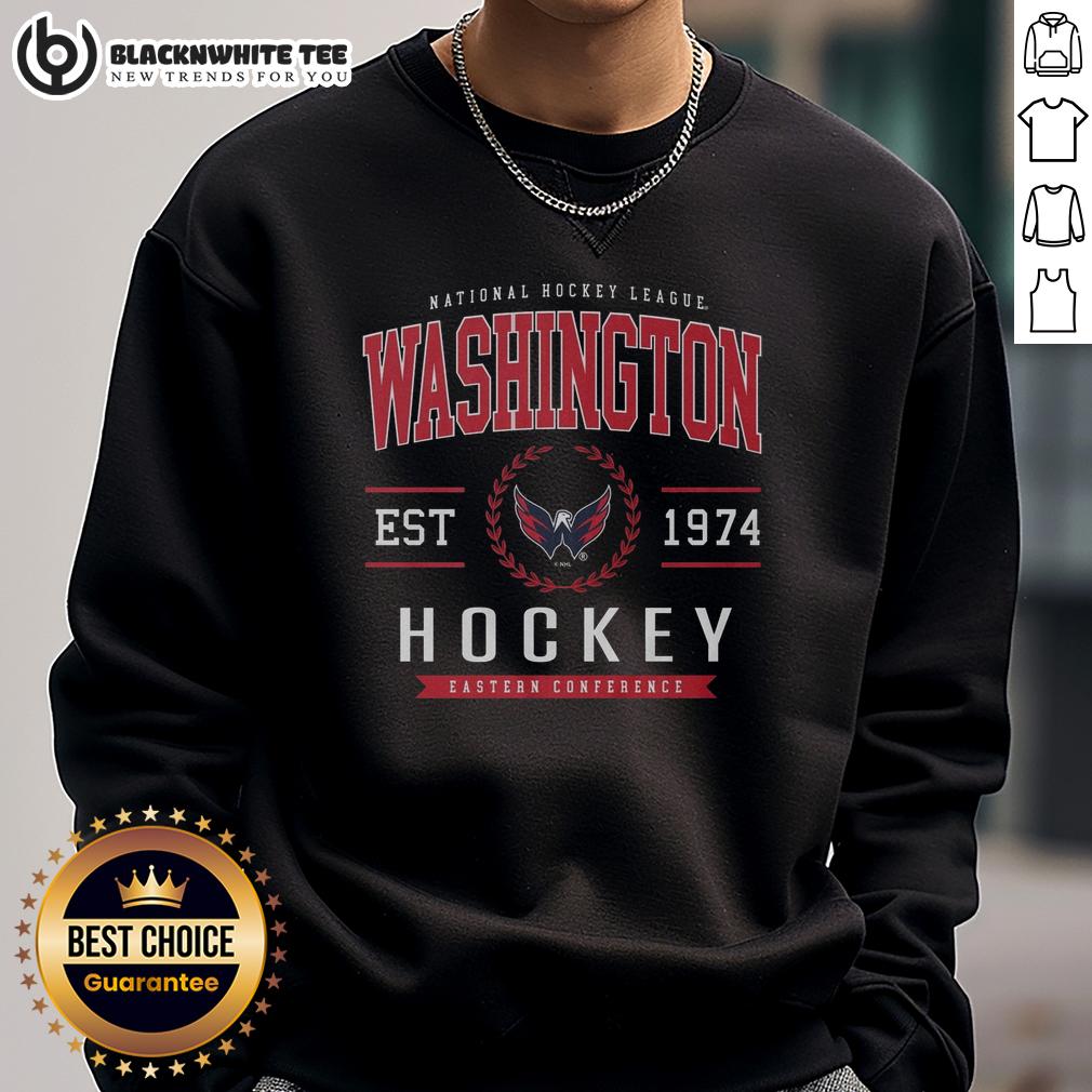 Official Washington Capitals Hockey Legacy Crest T-Shirt - Image 5