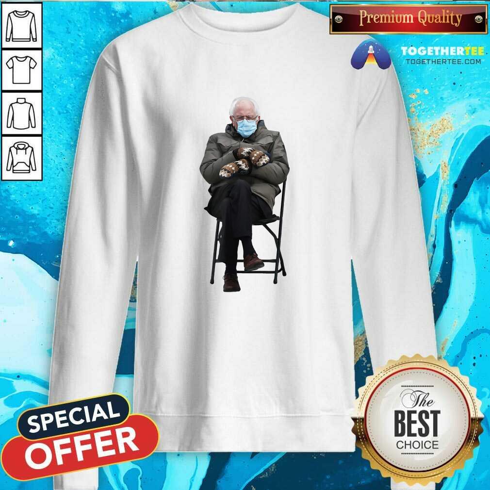 Perfect The Bernie Sanders Meme Has Merch Now Shirt - Image 5