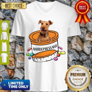 Alternative view of Cute Welsh Terrier Antidepressant Shirt