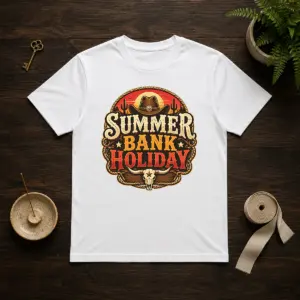 Good Western Cowboy Summer Bank Holiday Bull Skull Desert Shirt