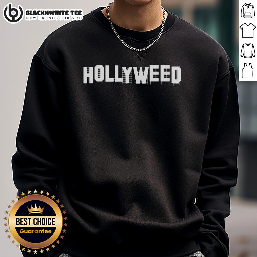 Awesome Hollyweed Hollywood Sign Parody T-Shirt - Image 5