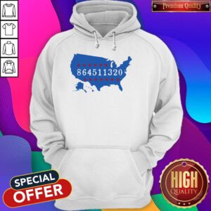Alternative view of Perfect 864511320 United States Map Shirt