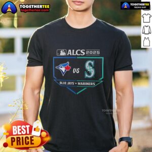 Nice Toronto Blue Jays vs Seattle Mariners 2025 ALCS Batter's Box Matchup T-Shirt