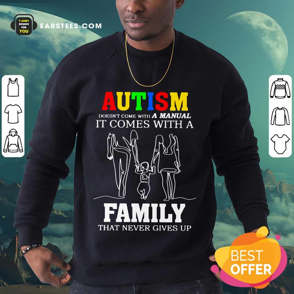 Fantastic Autism A Manual Family Shirt - Image 3