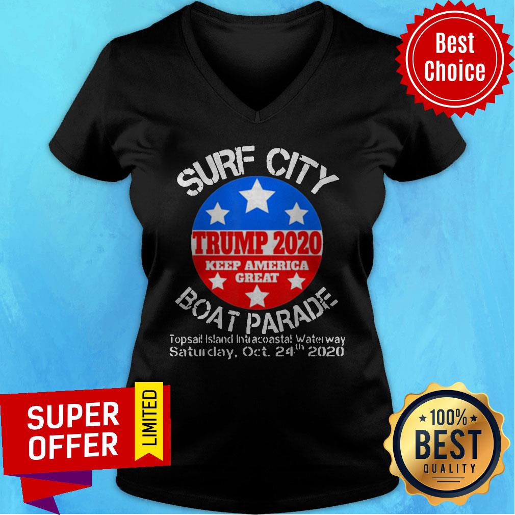 Official Surf City Trump Boat Parade Shirt - Image 4