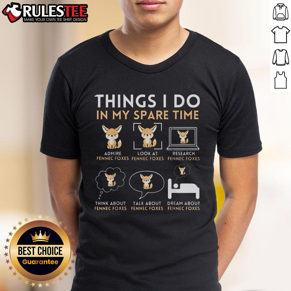 Cute Things I Do In My Spare Time Fennec Foxes T-Shirt