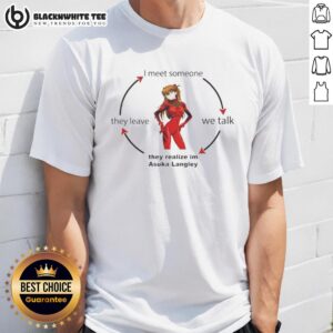 Good Asuka Langley Soryu Realize I'm Red Girl Neon Genesis Evangelion Anime T-Shirt