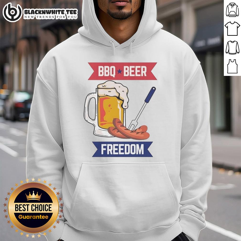 Good BBQ And Beer Freedom T-Shirt - Image 2