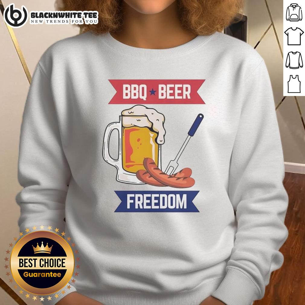 Good BBQ And Beer Freedom T-Shirt - Image 5