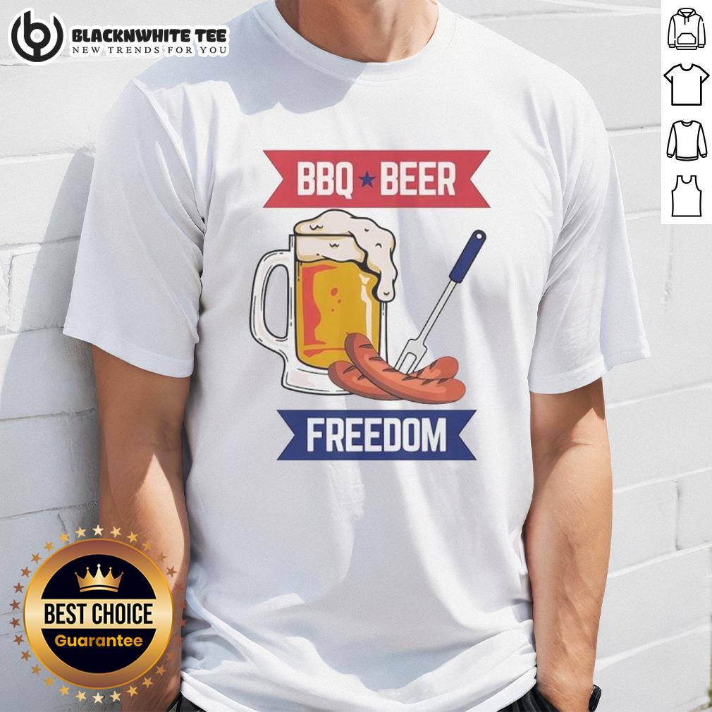 Good BBQ And Beer Freedom T-Shirt