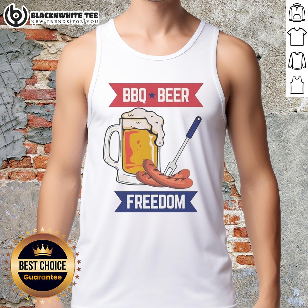 Good BBQ And Beer Freedom T-Shirt - Image 4