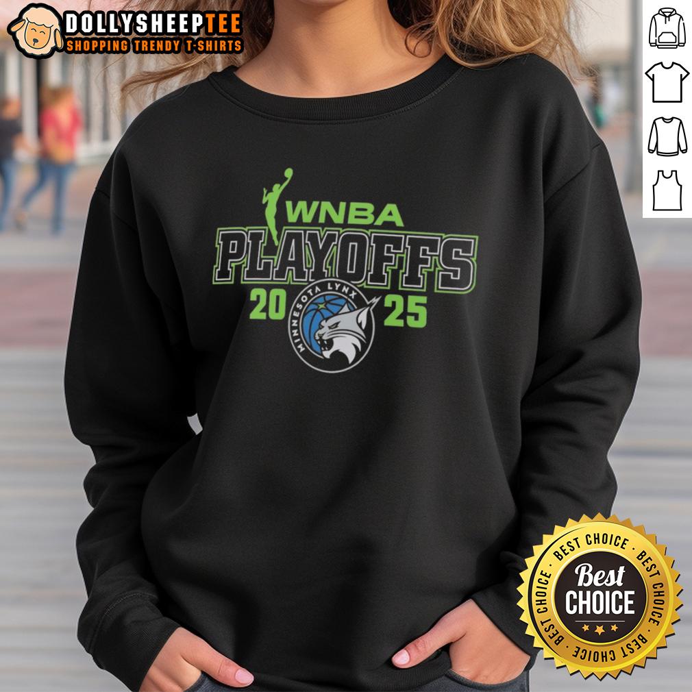 Original Minnesota Lynx 2025 WNBA Playoffs Logo T-Shirt - Image 5