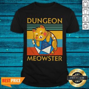 Nice Dungeon Meowster Vintage Retro Shirt