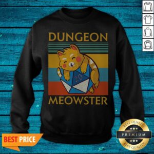 Alternative view of Nice Dungeon Meowster Vintage Retro Shirt
