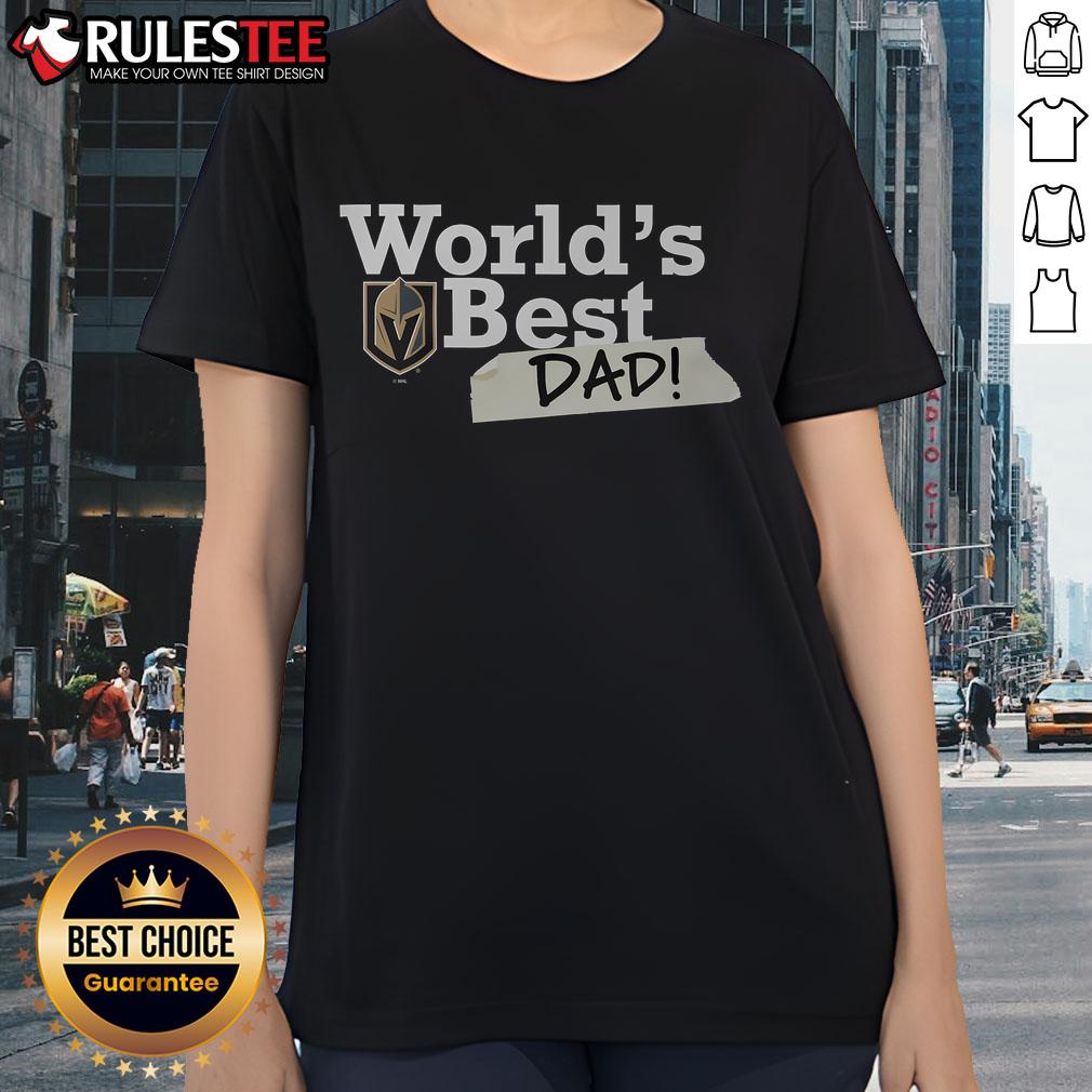 Awesome Vegas Golden Knights World's Best Dad T-Shirt - Image 3